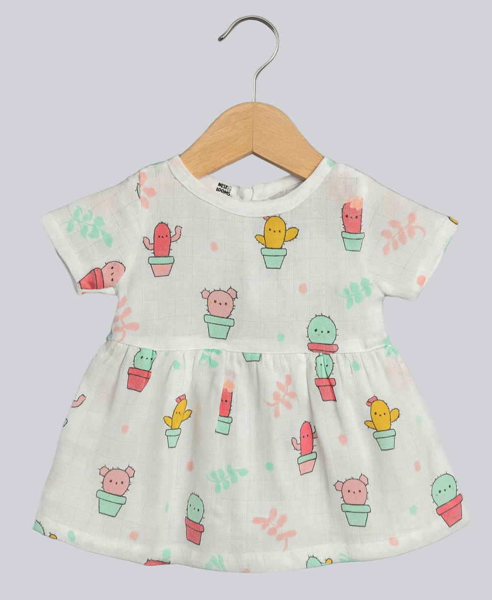 Muslin Frock - Cactus Cutie