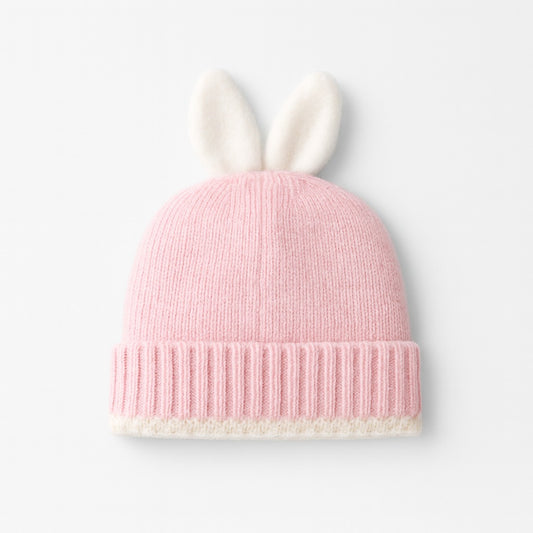 Woolen Bunny Beanie - Blossom Hop