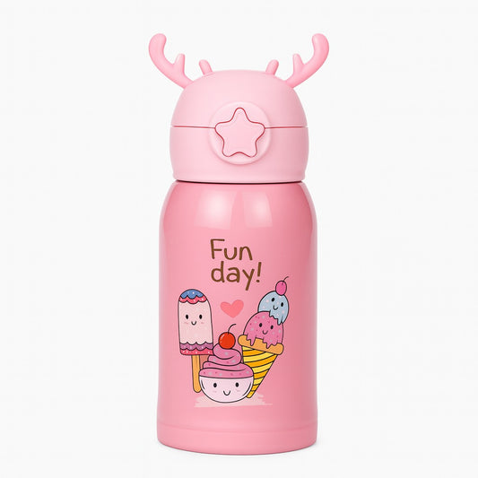 Stainless Steel Insulated Hot & Cold Sipper With Protective Cover 500ml - Cupcake Carnival