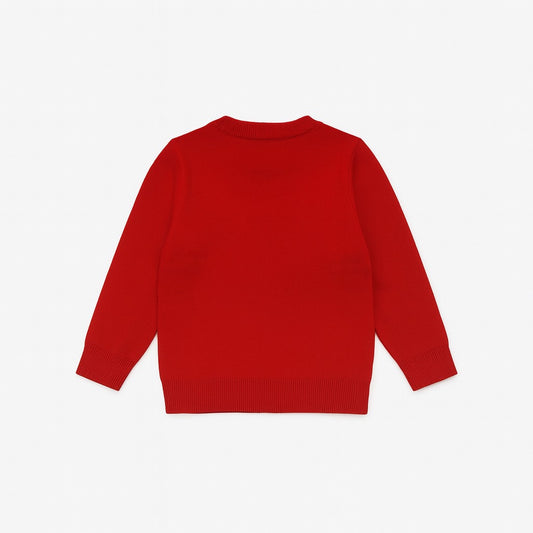 Knitted Christmas Sweater - Scarlet Polar