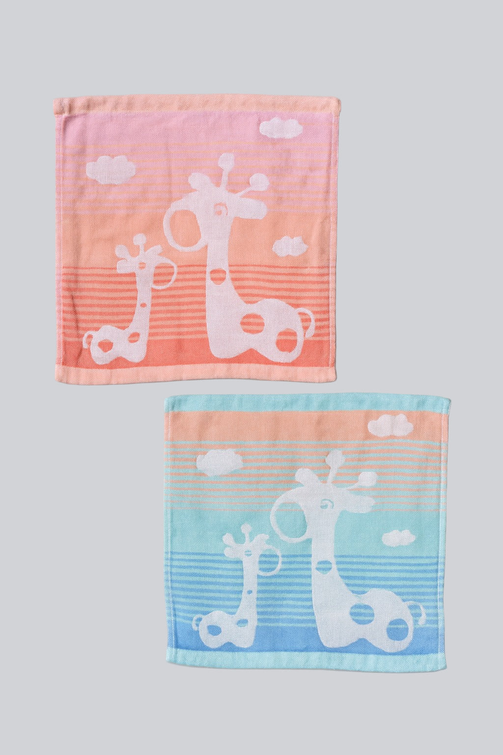 Washcloth For Baby- 2pc set (Pink, Blue)