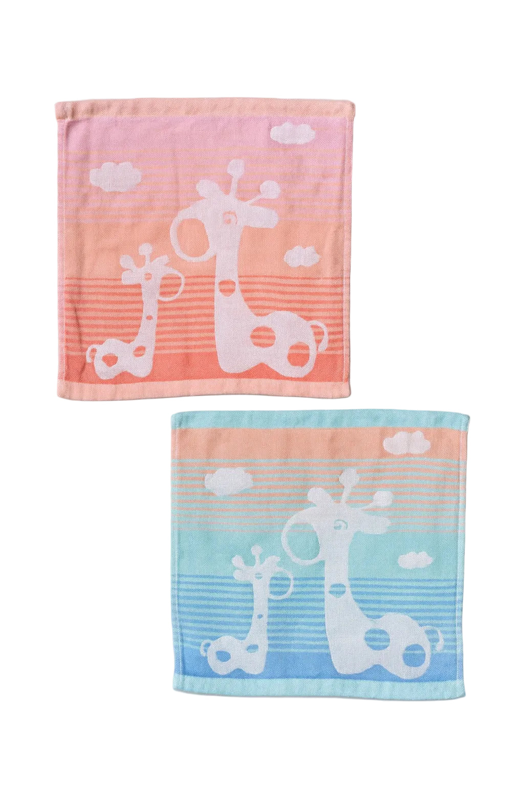 Washcloth For Baby- 2pc set (Pink, Blue)