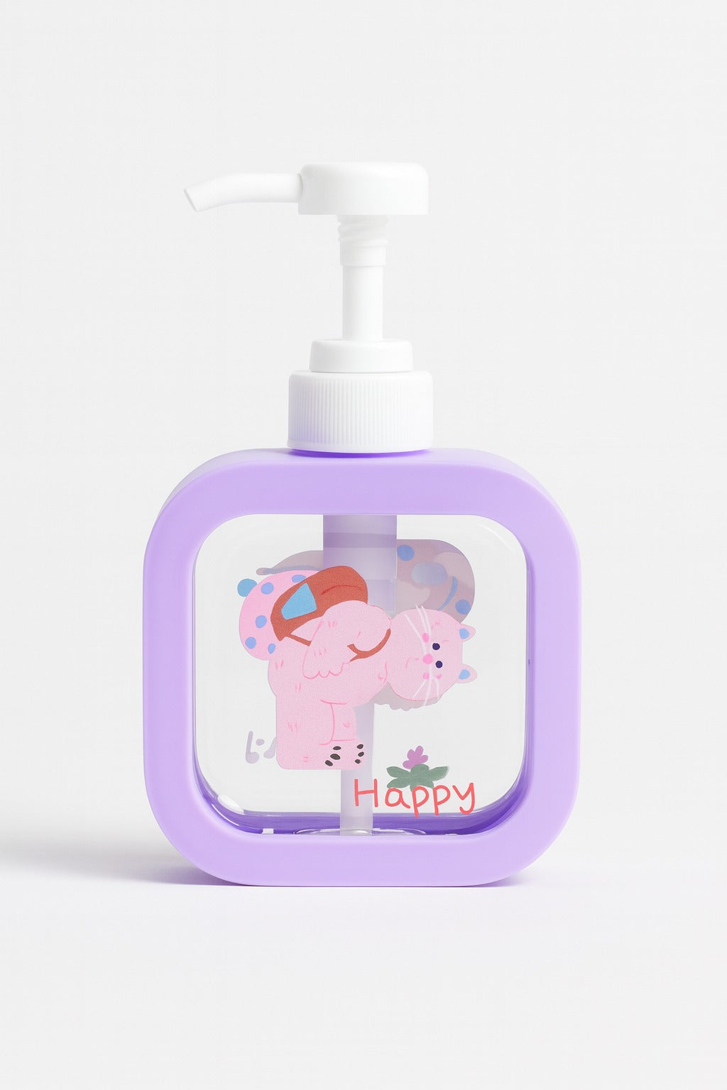 Soap Dispenser - Cartoon Design - Lavender