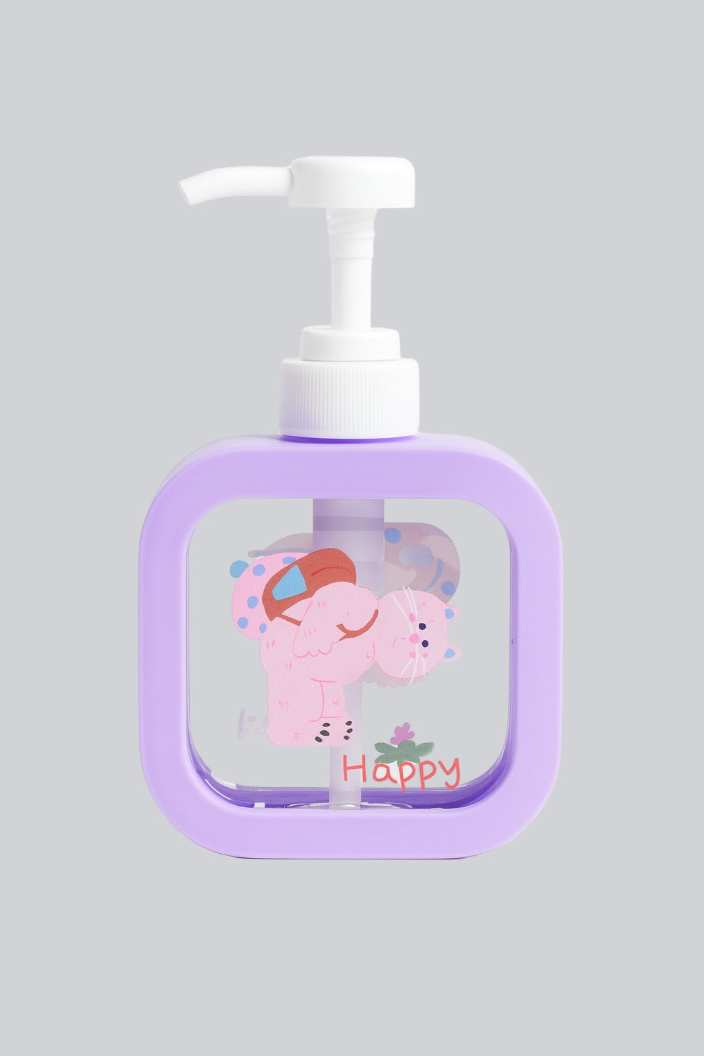 Soap Dispenser - Cartoon Design - Lavender