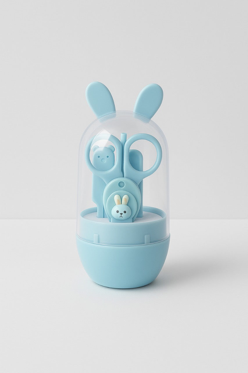 Baby Grooming Kit With Scissors- blue