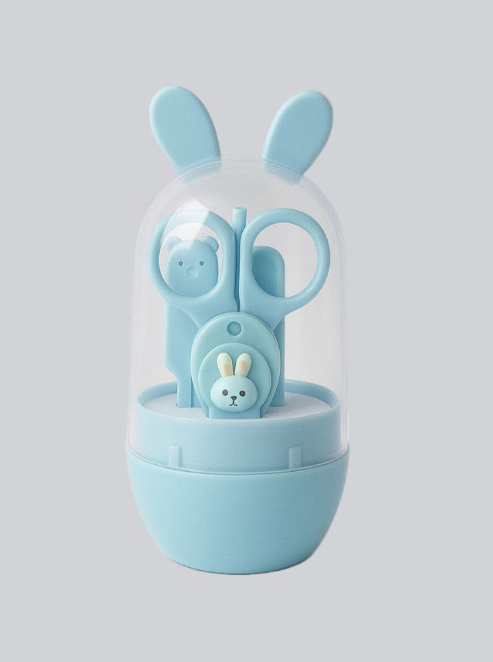 Baby Grooming Kit With Scissors- blue