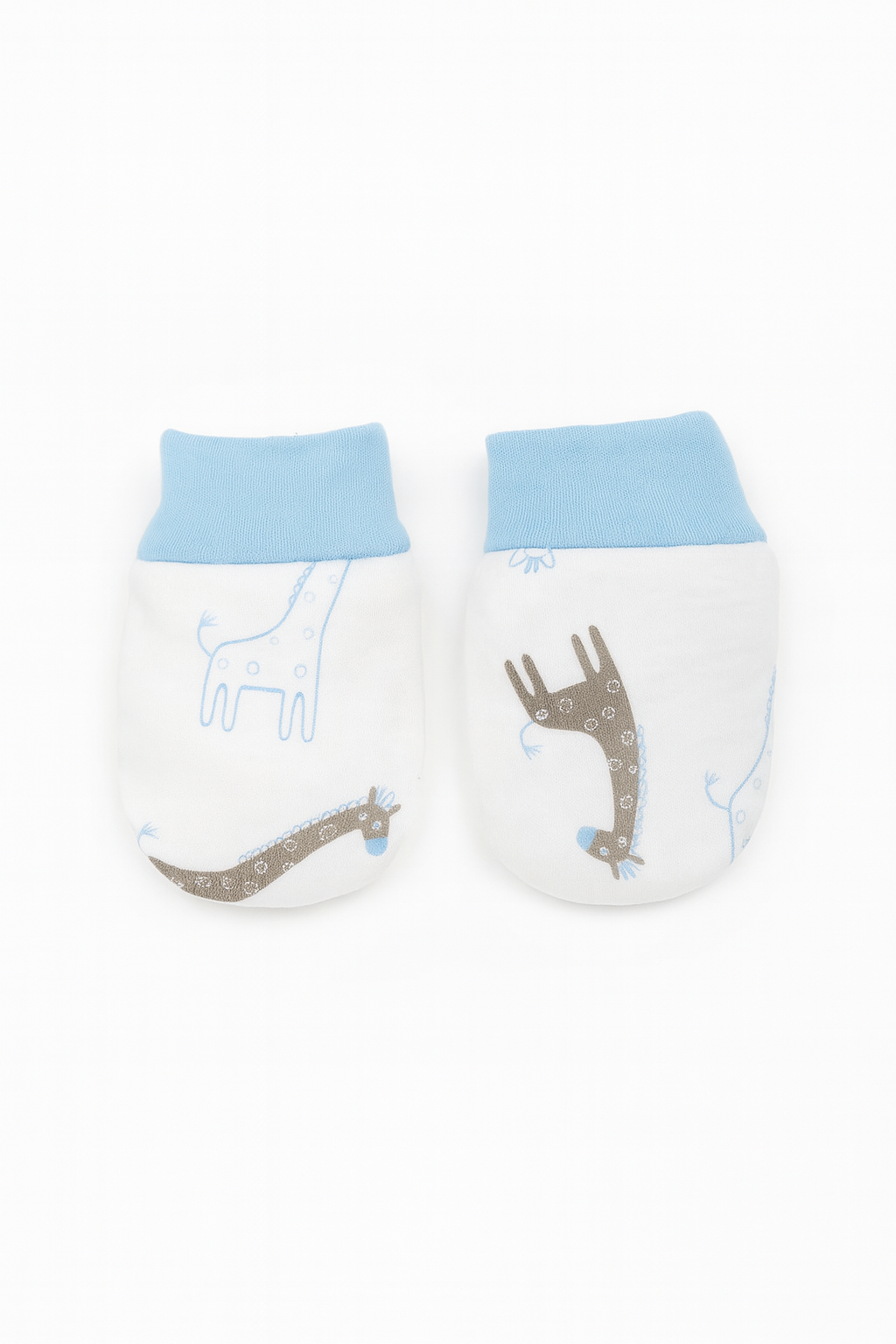 4 pcs Baby Clothing Gift Set - Blue Giraffe Love