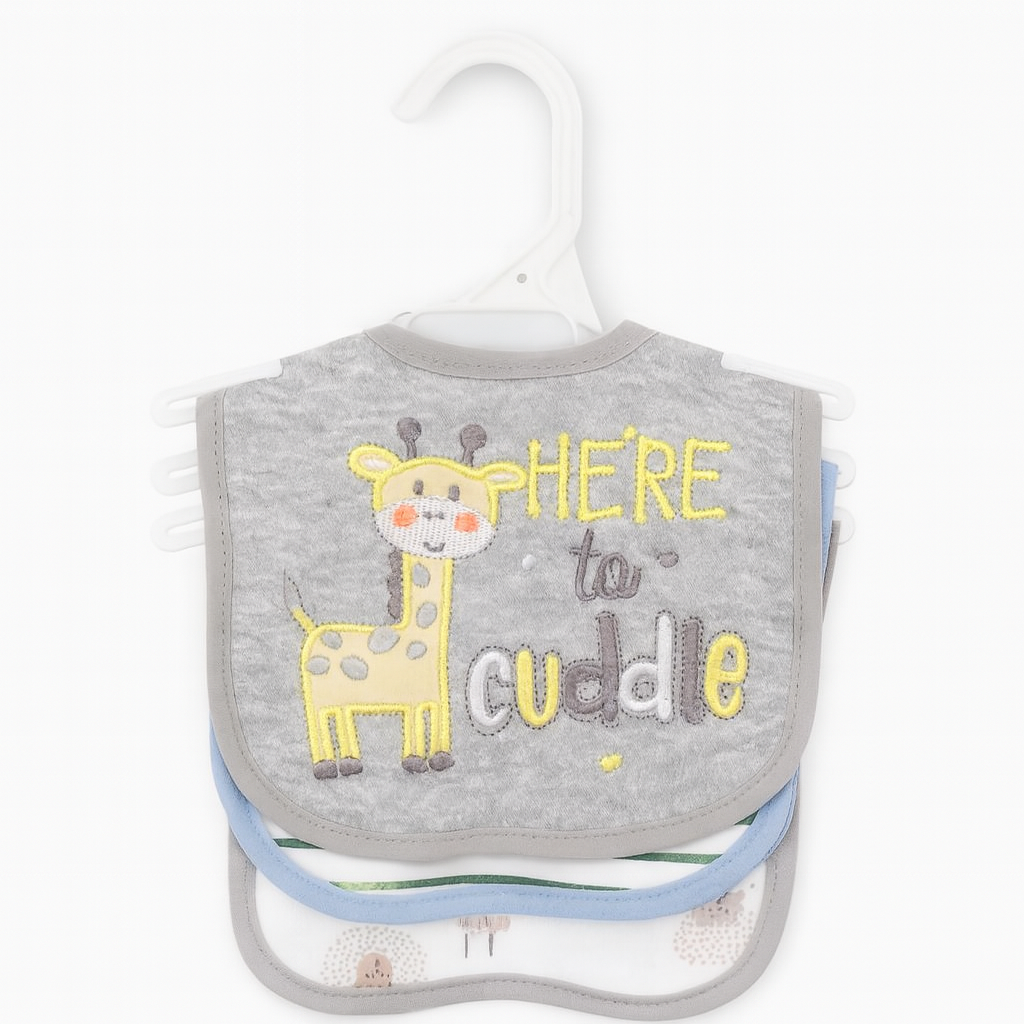 Cloth Feeding Bib Set of 3 - Mommy’s Little Man