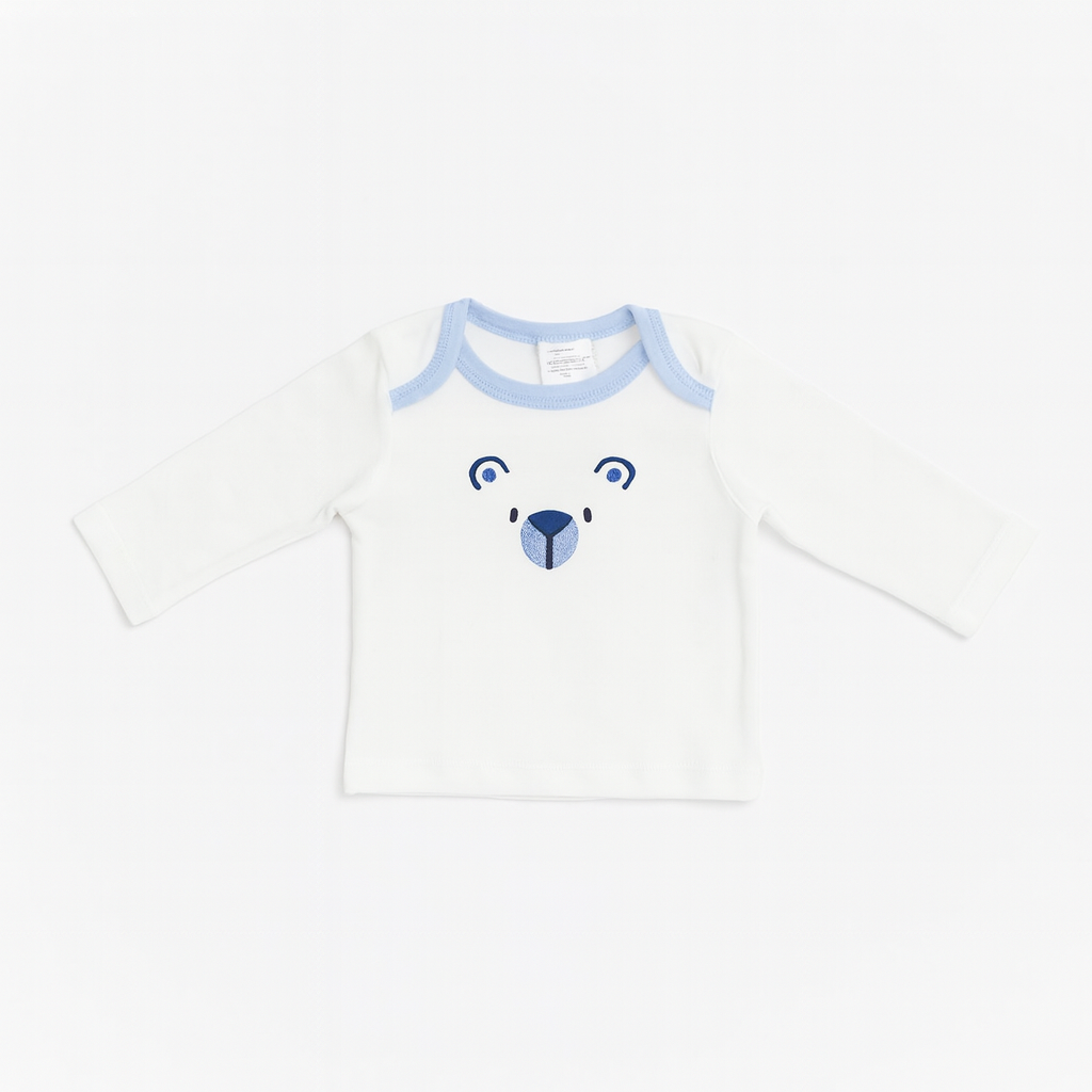6 pcs Baby Clothing Gift Set - Blue Tiny Bear