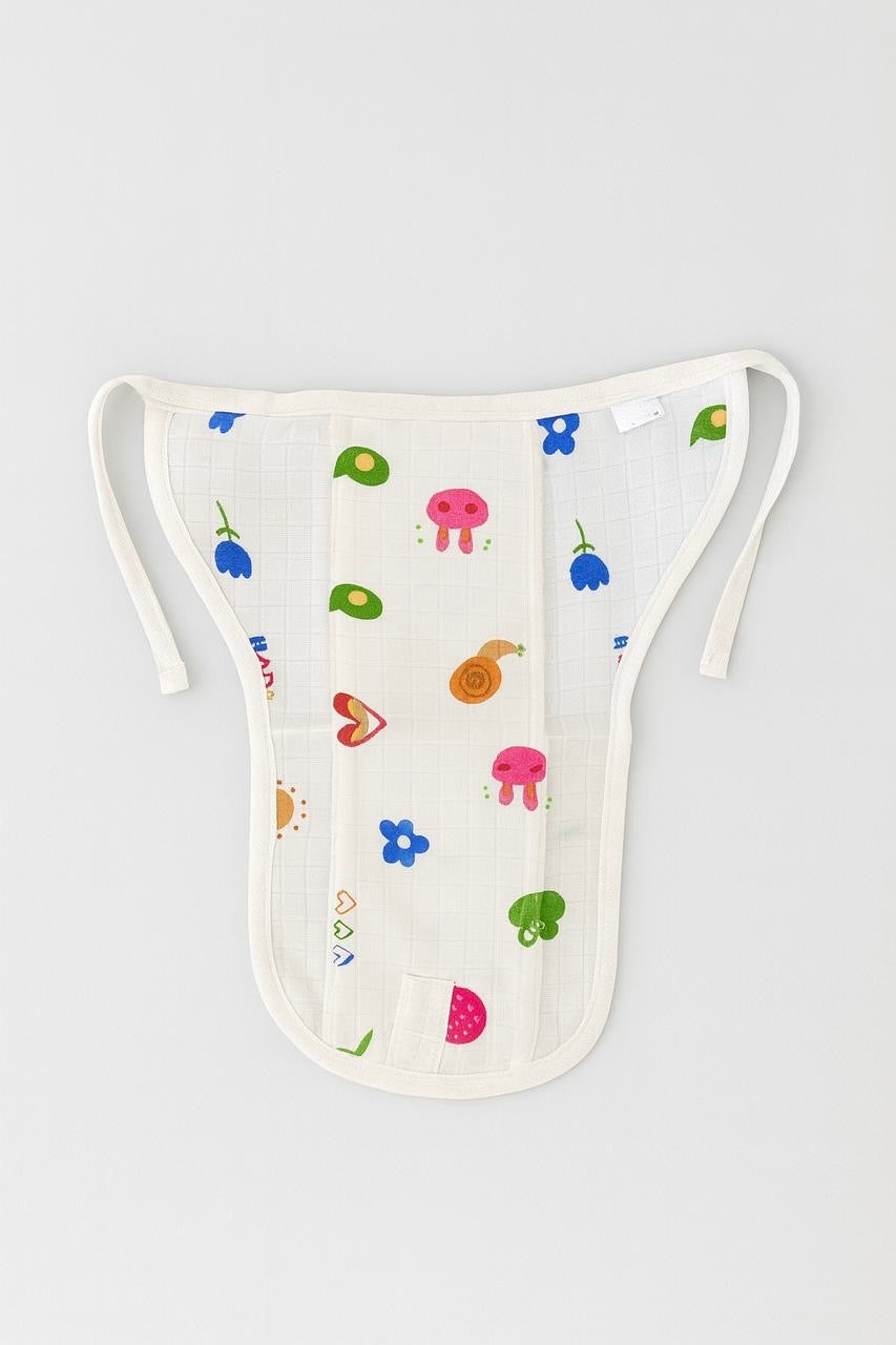 Muslin Nappies - Colourful Flower