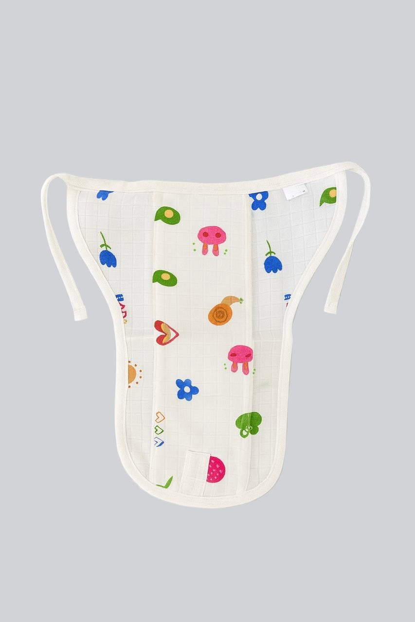 Muslin Nappy - Colourful Flower