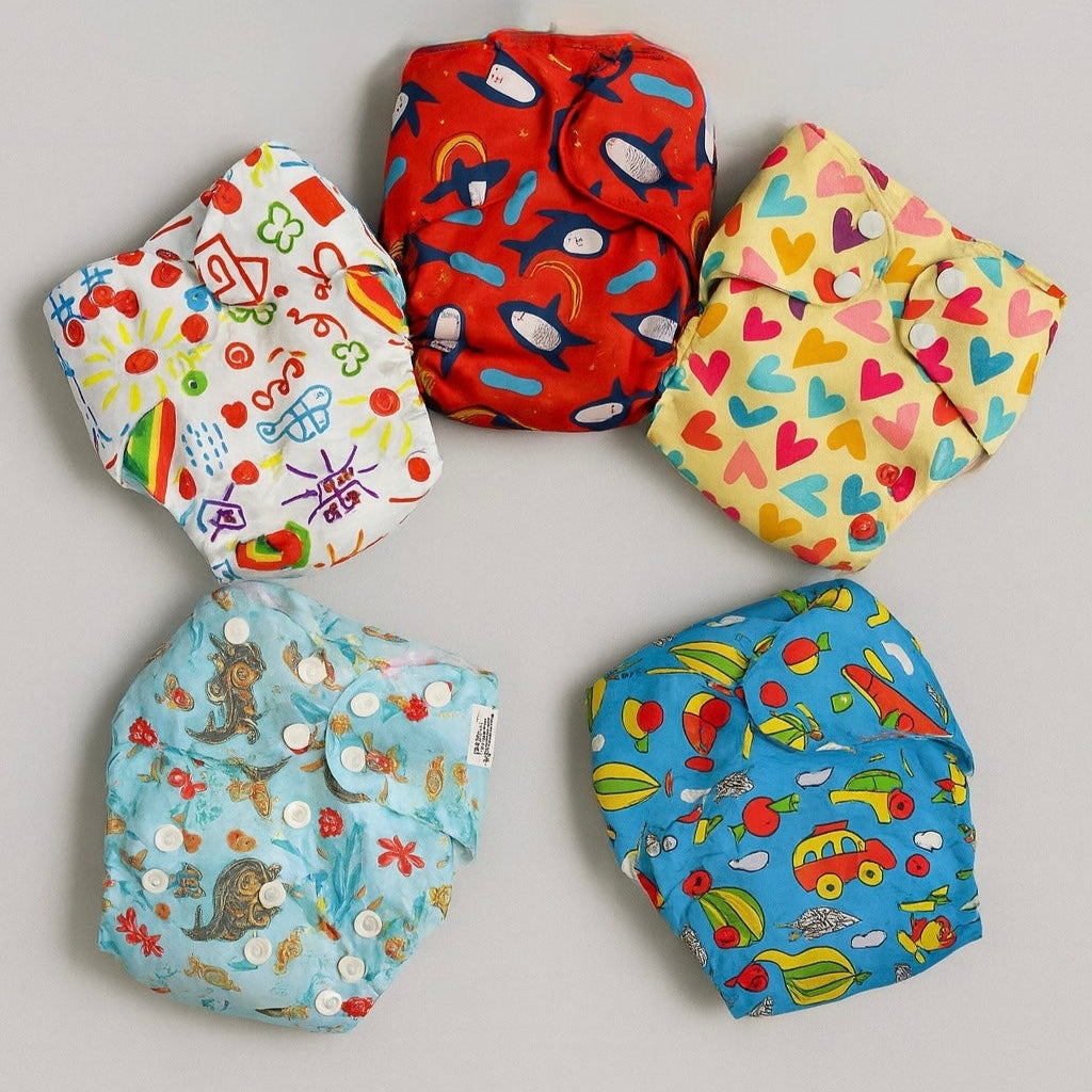Reusable Cloth Diaper combo