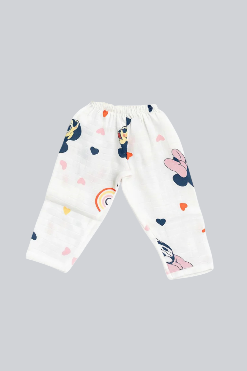 Muslin Full Sleeves Jhabla Set - Organic Cotton Muslin - Mickey Love