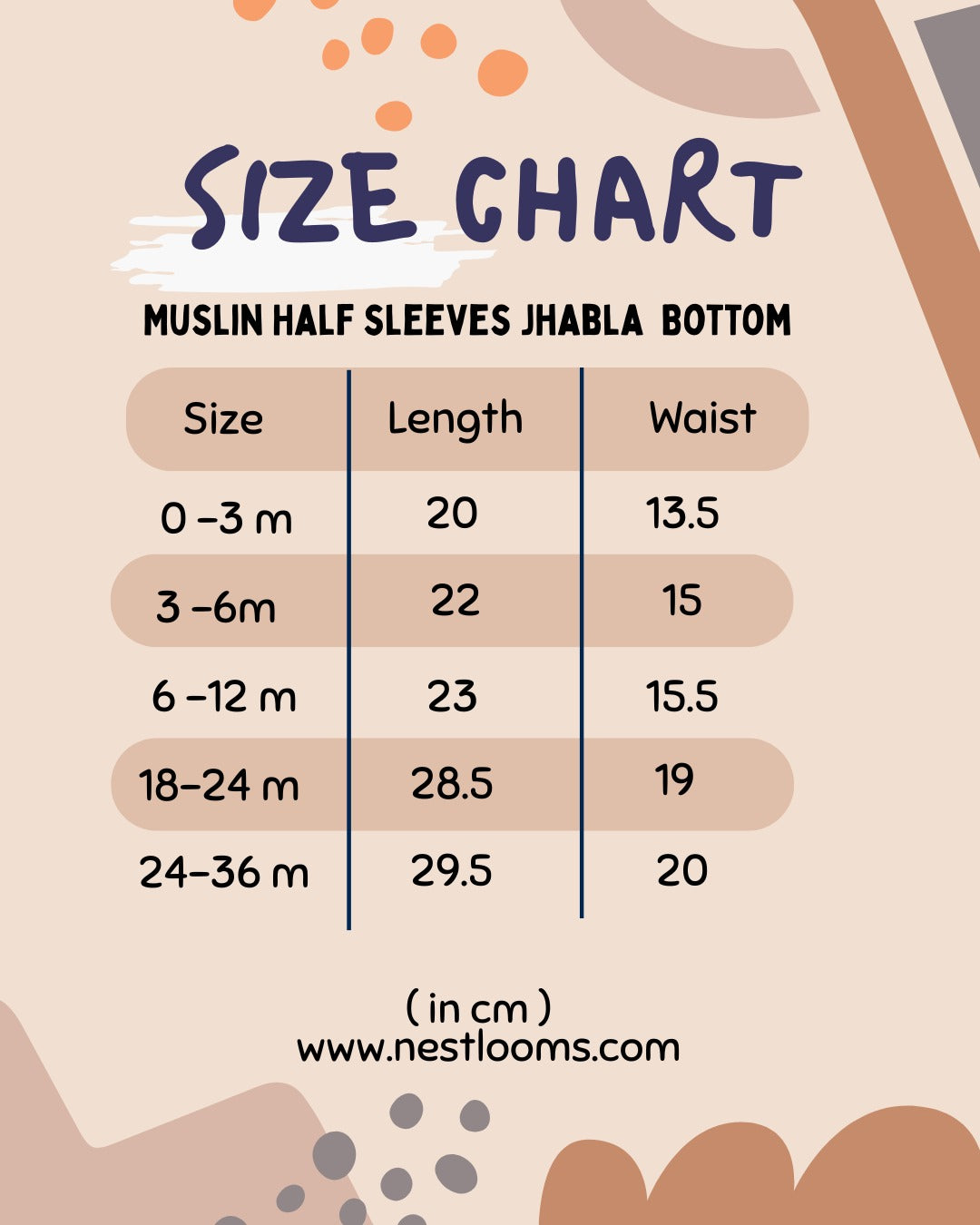 Half Sleeves Jhabla Set - Organic Cotton Muslin - Bear Snuggle