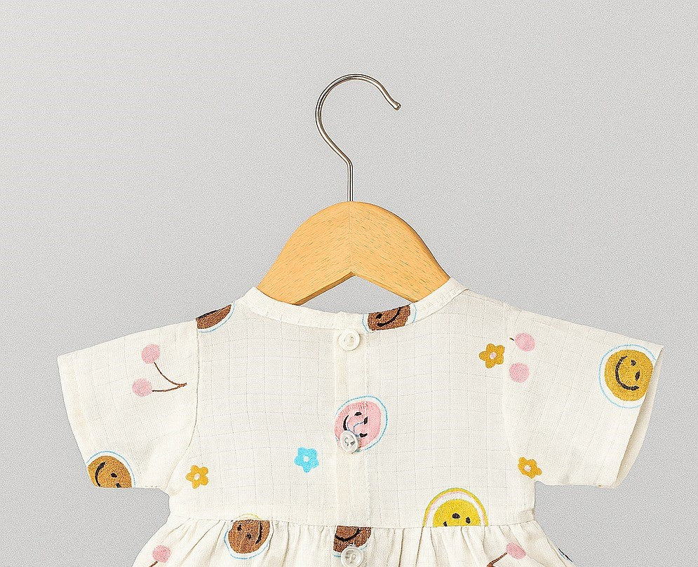 Muslin Frock- Smiley