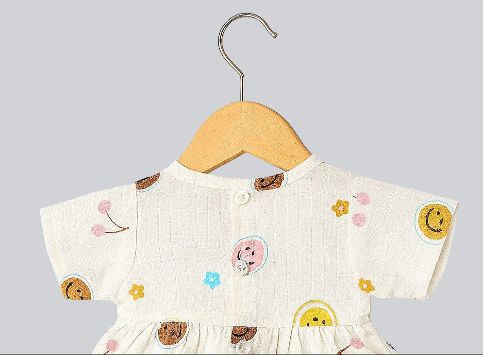 Muslin Frock- Smiley
