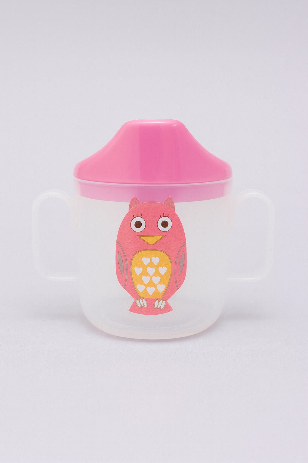 Baby Spout Sipper Cup - Transparent (Pink)