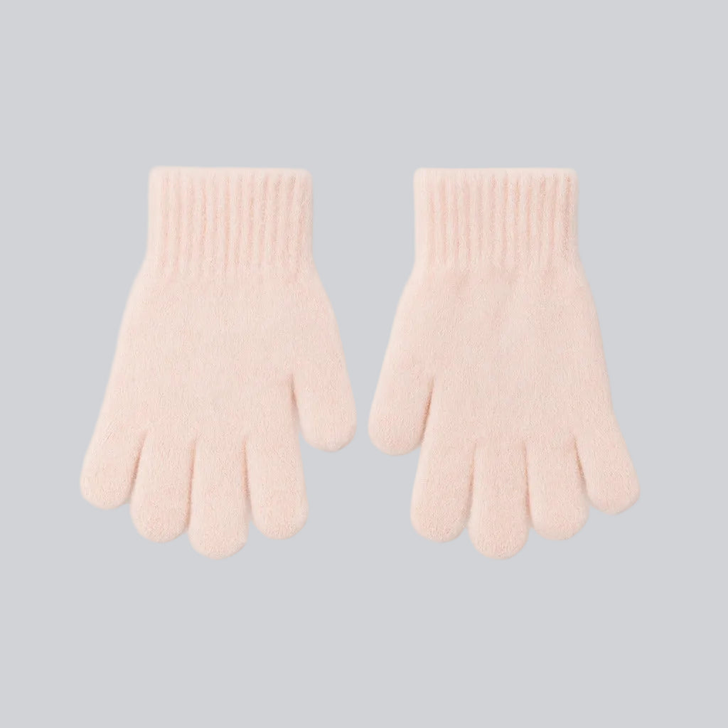 Baby Winter Finger Gloves - Shimmer Bow