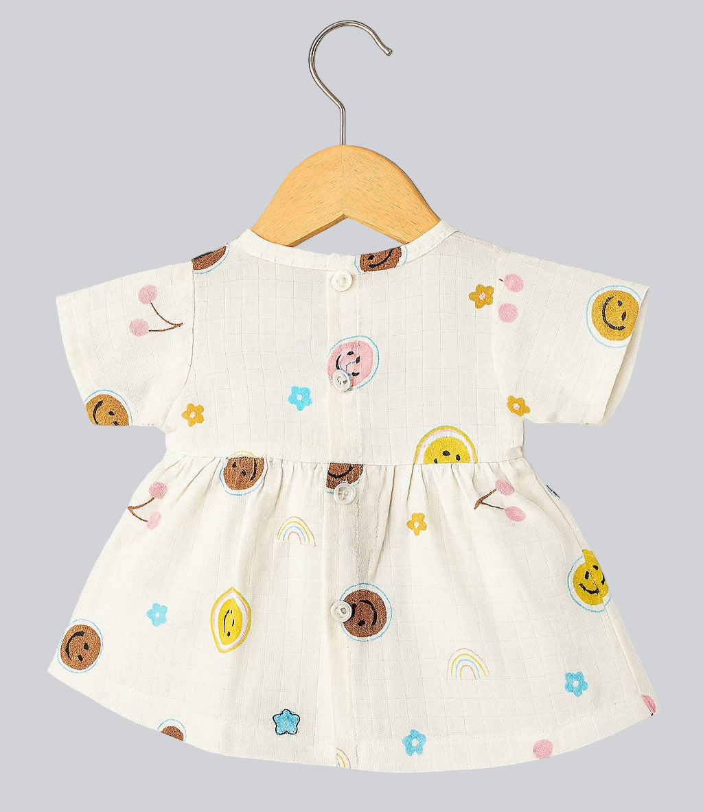 Muslin Frock- Smiley