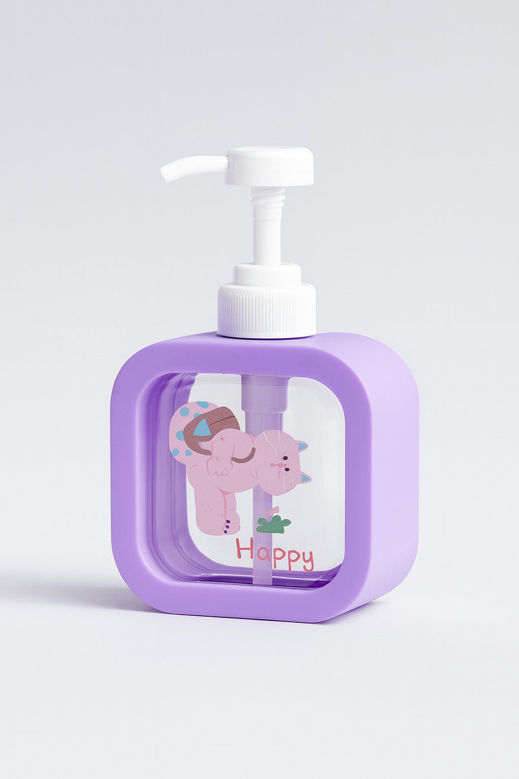 Soap Dispenser - Cartoon Design - Lavender
