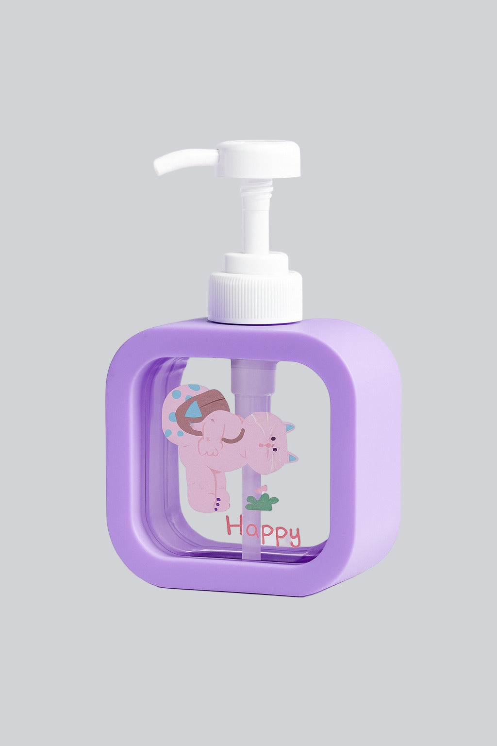 Soap Dispenser - Cartoon Design - Lavender