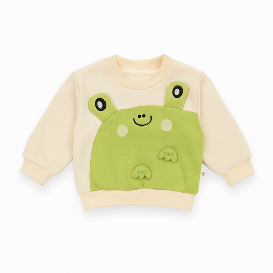 Winter Sweatshirt & Jogger Pants Co-ord Set - Froggo Chic