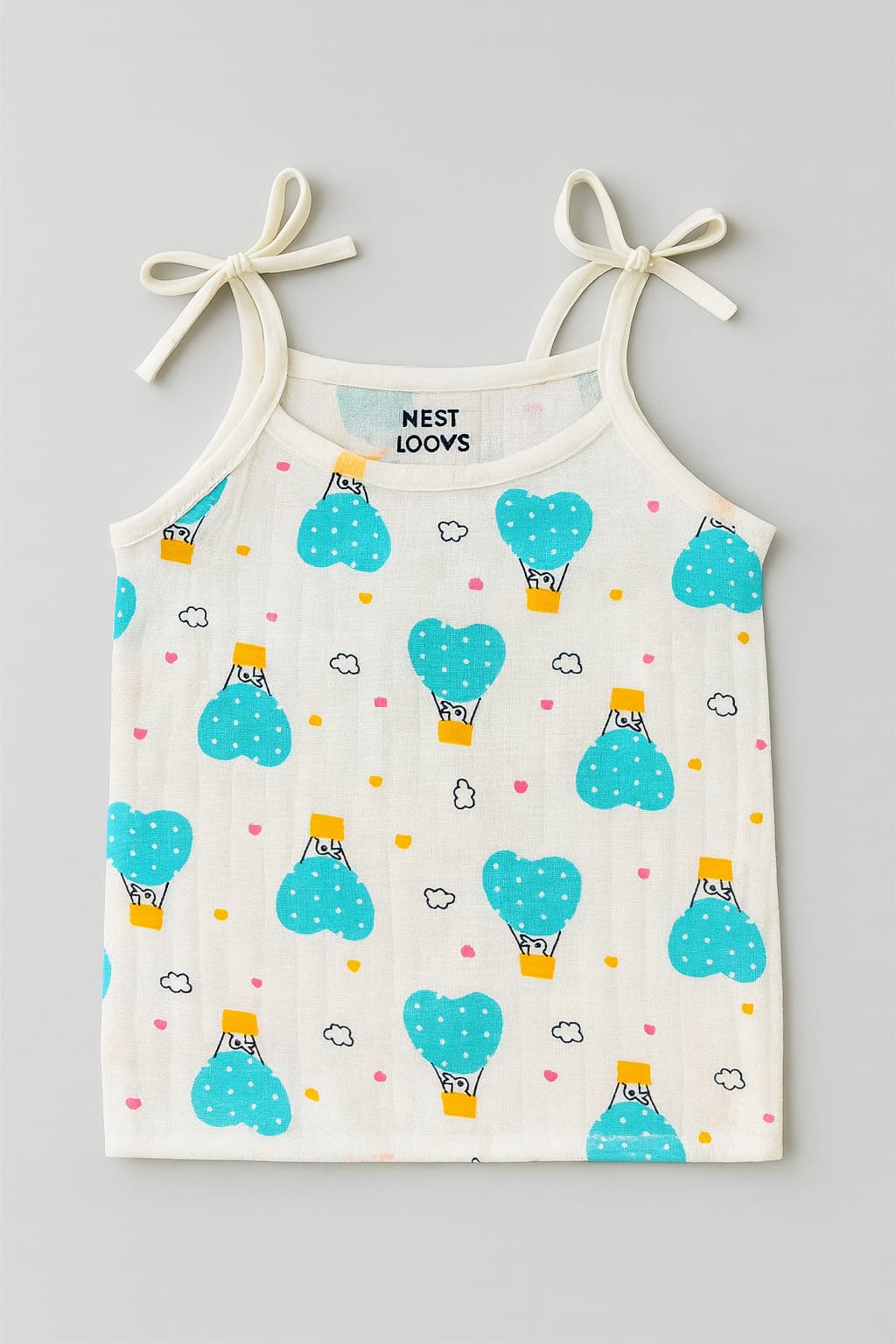 Dori Jhabla- Organic Cotton Muslin - Cloud Ride