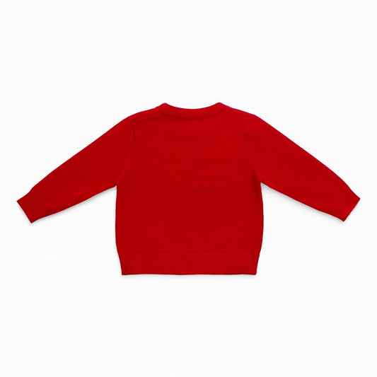 Knitted Christmas Sweater - Strawberry Santa