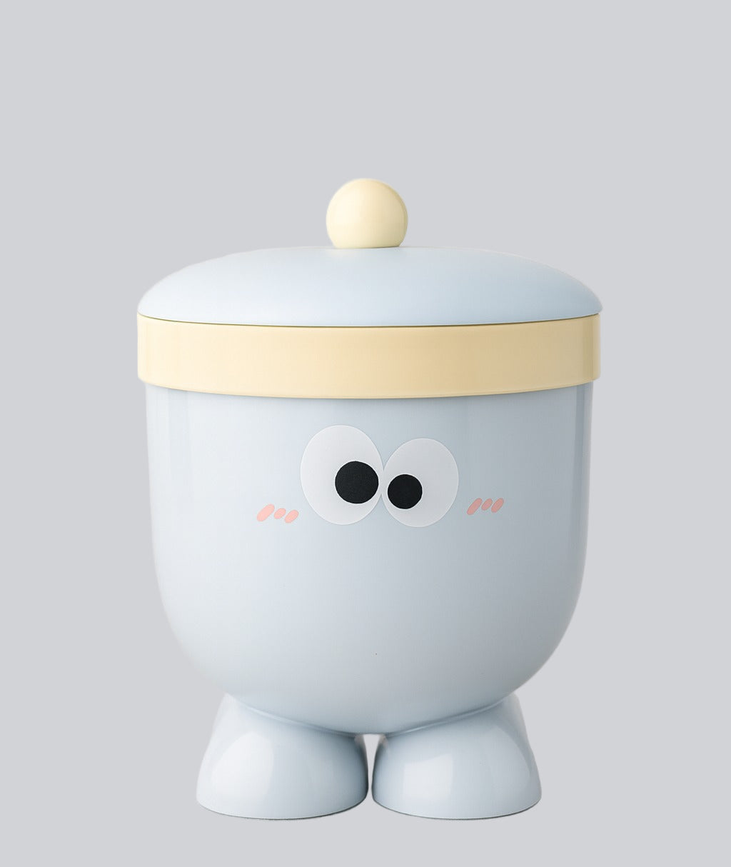 Dustbin - Blushy Buddy - Blue