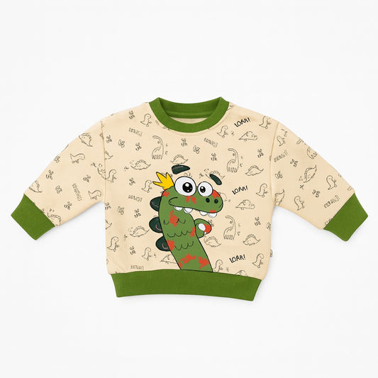 Winter Sweatshirt & Jogger Pants Co-ord Set - Wild Dino