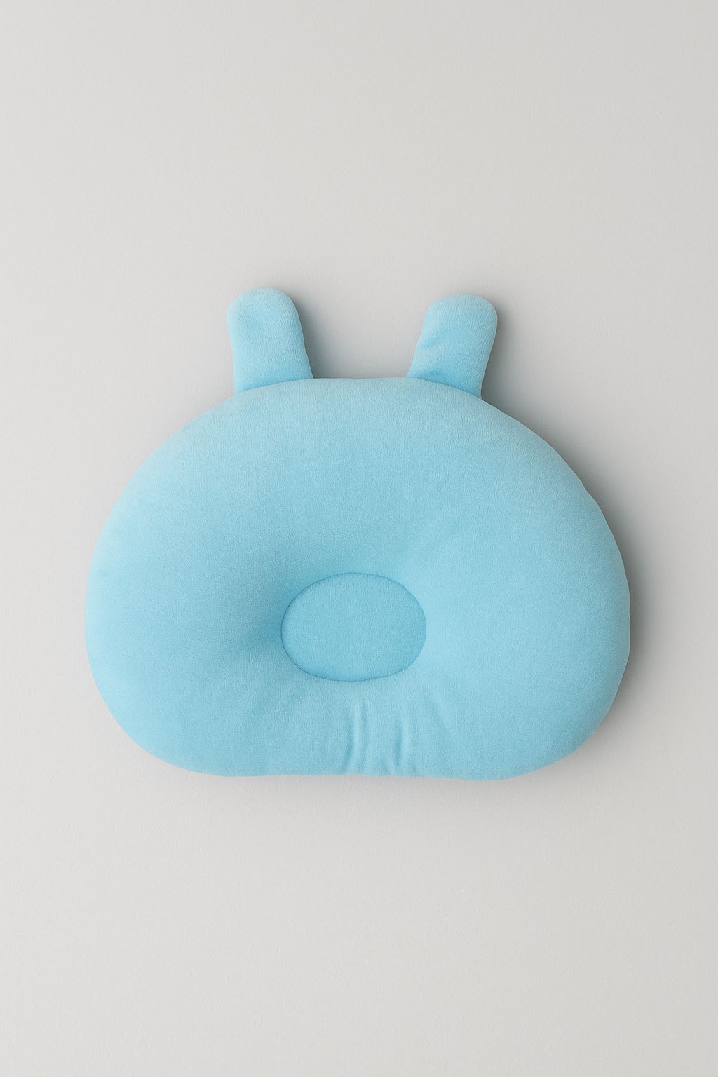 Blue Cuddly Bunny Pillow