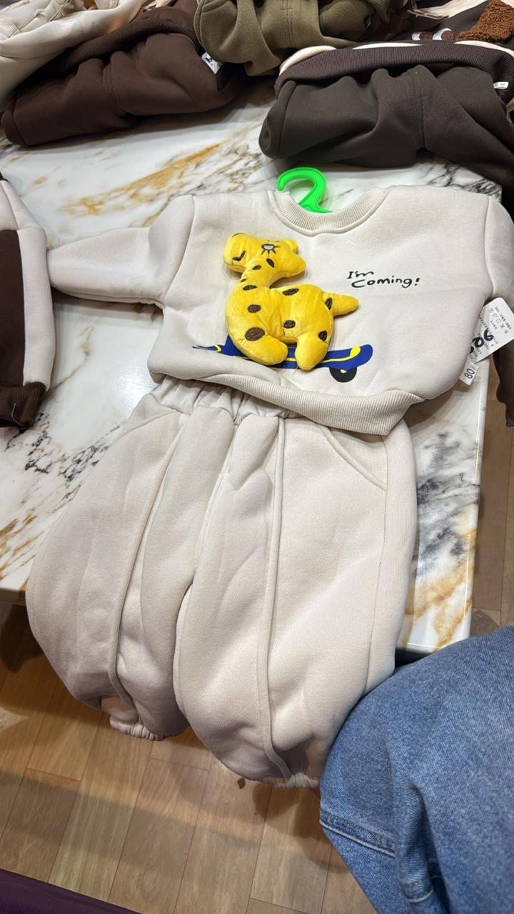 Winter Sweatshirt & Jogger Pants Co-ord Set - Wild Whiskers