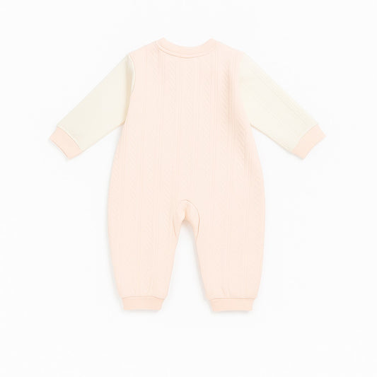 Romper With Snap Buttons - Peach Trunk