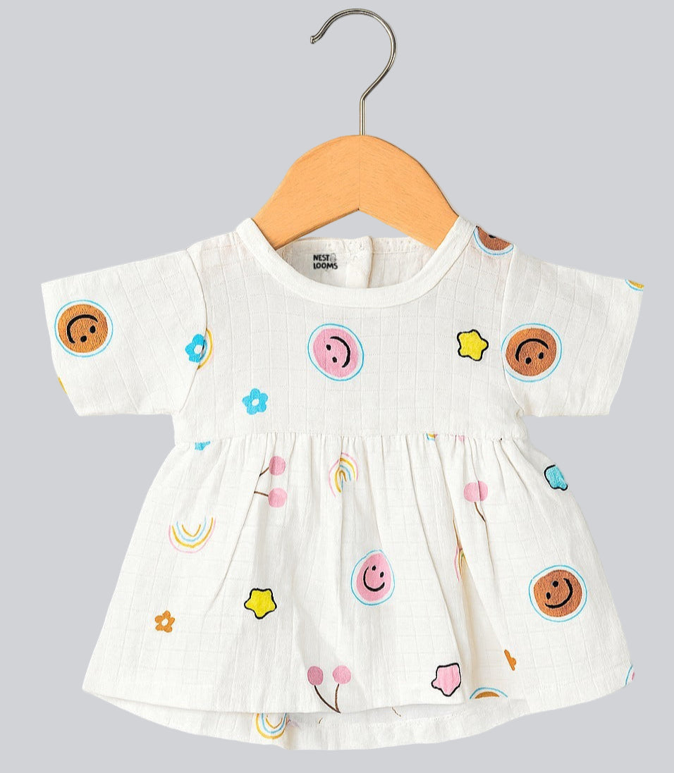 Muslin Frock- Smiley