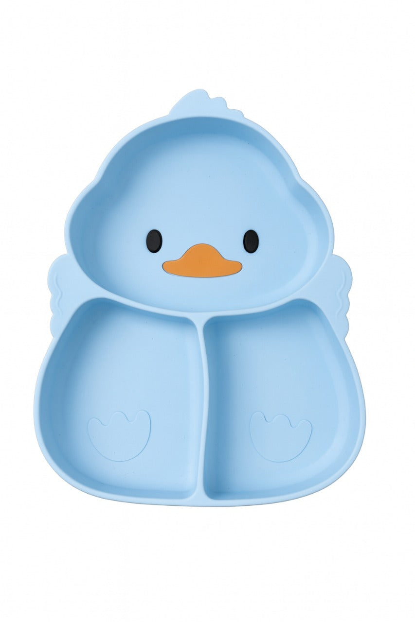8 pcs Silicone Feeding Set - Blue Duck