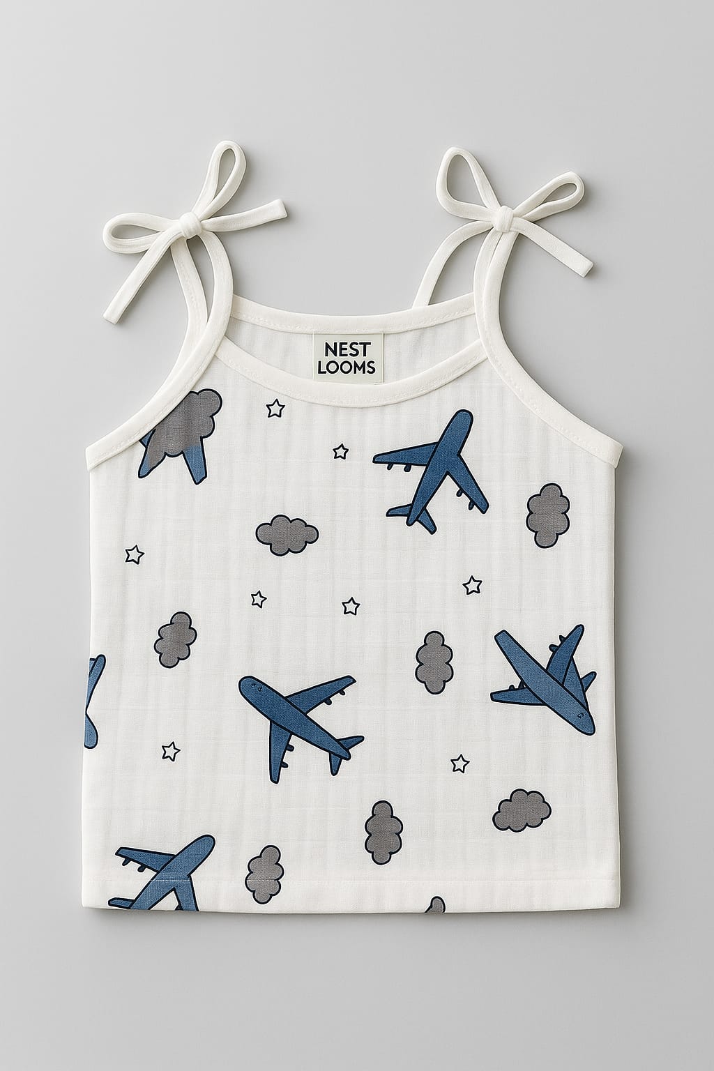 Dori Jhabla- Organic Cotton Muslin - Aeroplane Rides
