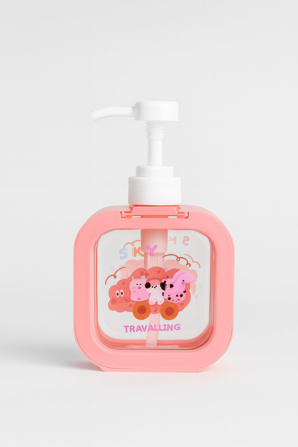 Soap Dispenser - Cartoon Design - Pink
