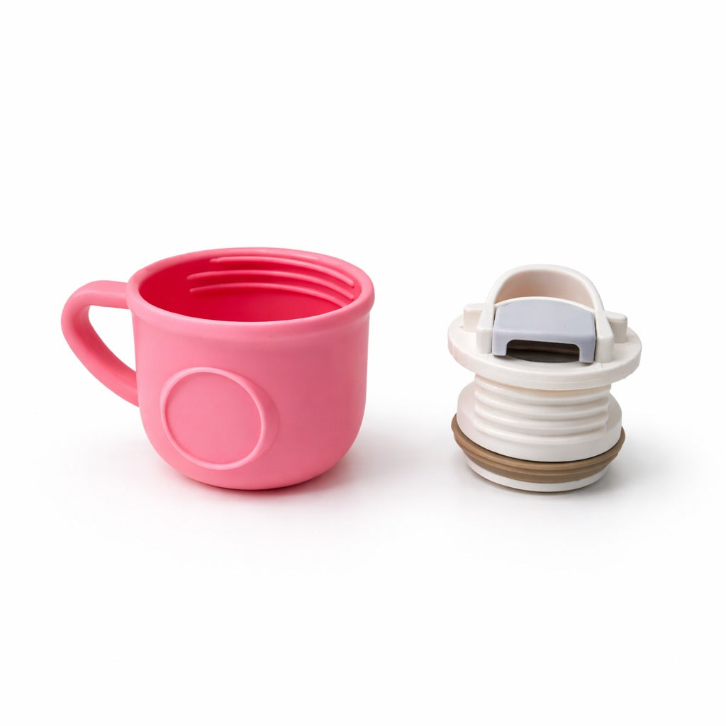 Stainless Steel Insulated Hot & Cold Sipper With Protective Cover 500ml - Pinky Hopster