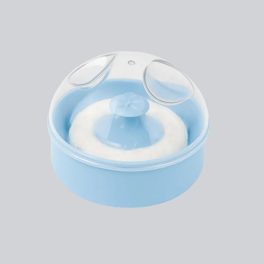 Powder Puff With Case - Iceberry Swirl