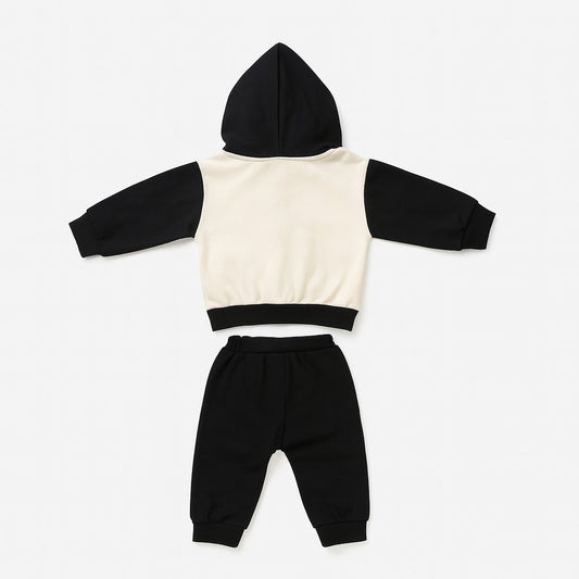 Winter Hoodie & Jogger Pants Co-ord Set - Midnight Panda
