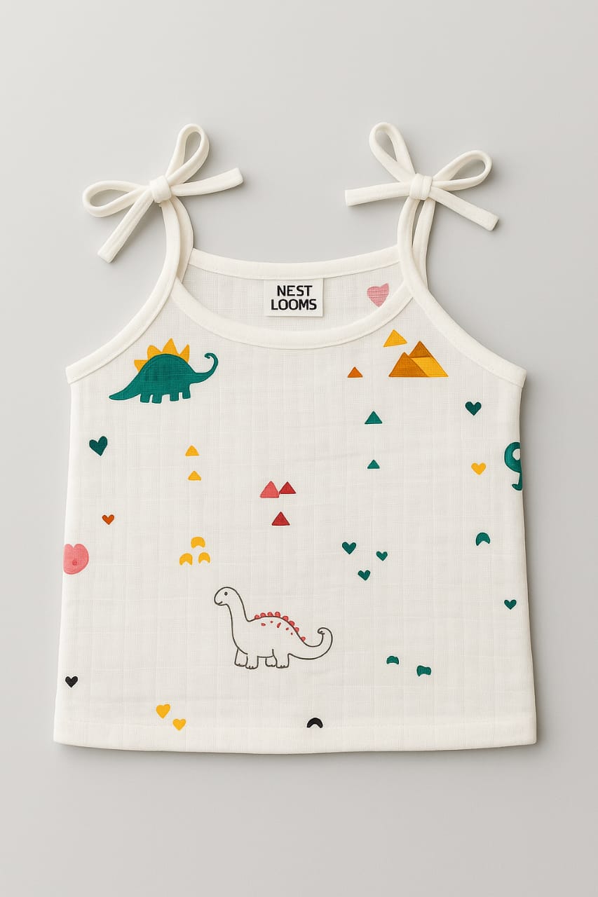 Dori Jhabla- Organic Cotton Muslin - Dinoland