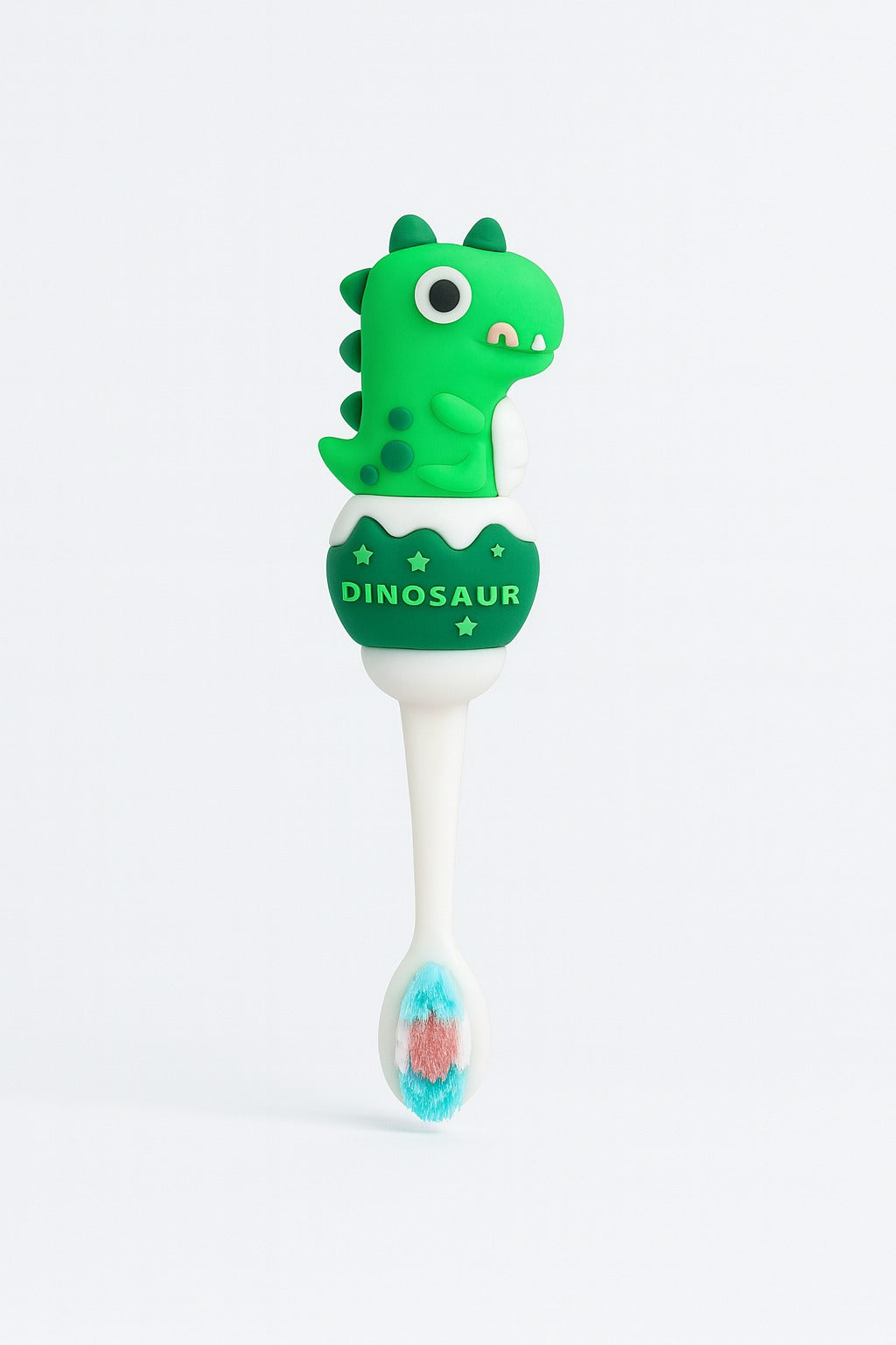 Green Dino Toothbrush For Toddlers
