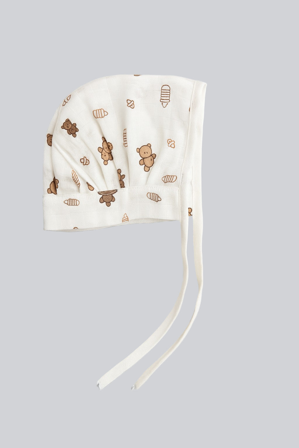 Muslin Dori Cap - Bear Snuggle