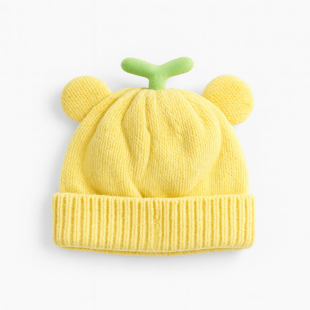 Woolen Froggo Beanie - Sunny Yellow
