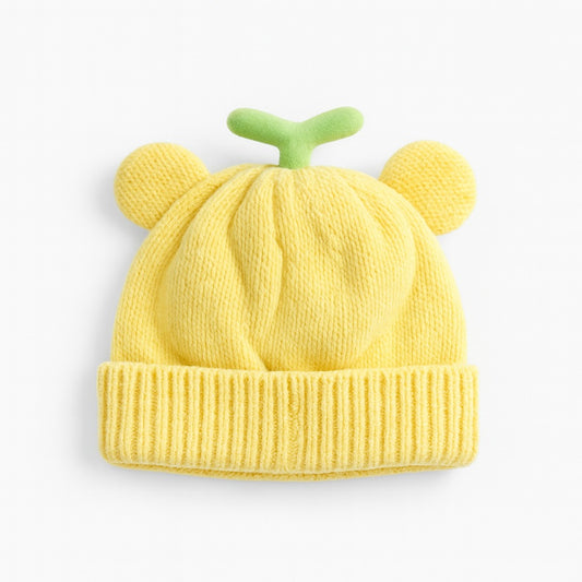 Woolen Froggo Beanie - Sunny Yellow