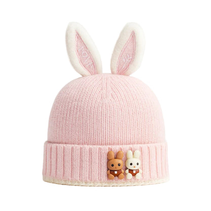 Woolen Bunny Beanie - Blossom Hop