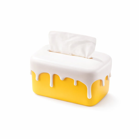 Decorative Baby Wipes & Tissue Storage Box - Mango Drip