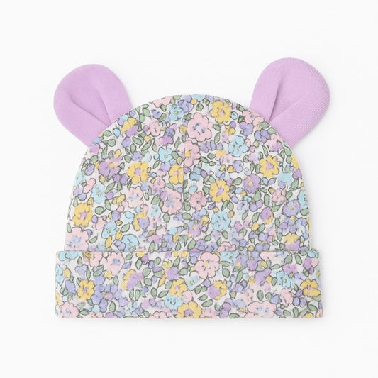 Beanie With Teddy Ears - Bloomy Parade