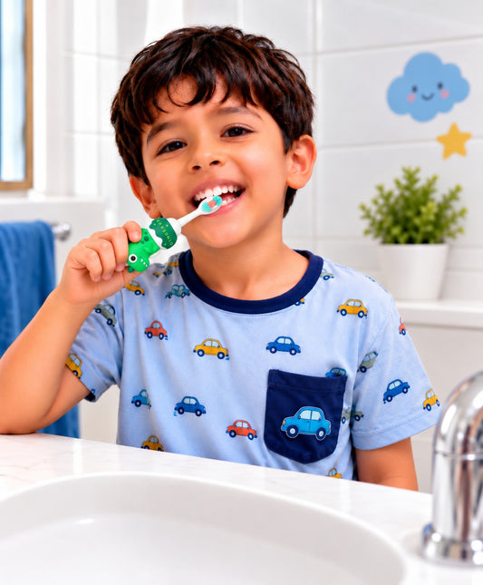Toddler Toothbrush - Green Dino