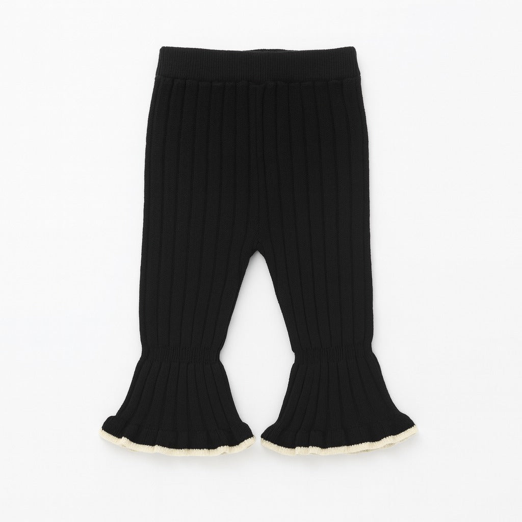 Knitted Ruffle Top & Pant Co-ord Set - Vanilla Whispers